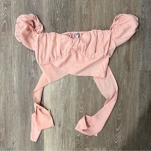 Lucy in The Sky Front Tie Crop Top